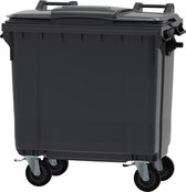 Maxi-container op 4 zwenkwielen - 770 l grijs