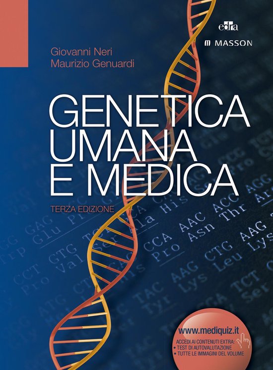 Genetica umana e medica - cover