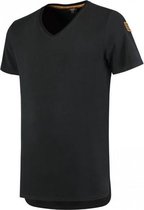Tricorp 104003 T-Shirt Premium V Hals Heren Zwart maat XXL