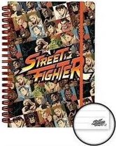 Street fighter character notebook