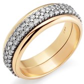 Orphelia RD-3016/54 - Ring - Bicolor Goud 18 Karaat - Diamant 1.00 ct