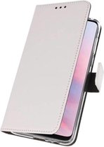 Booktype Telefoonhoesjes - Bookcase Hoesje - Wallet Case - Geschikt voor Huawei Y9 2019 - Wit