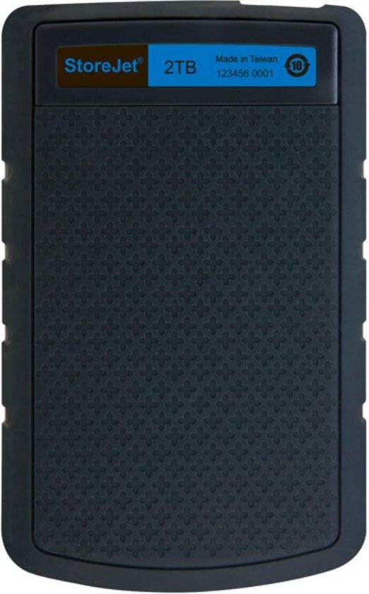 Transcend StoreJet 25H3 - Externe harde schijf - 2TB - Blauw van Merkloos — afbeelding 4