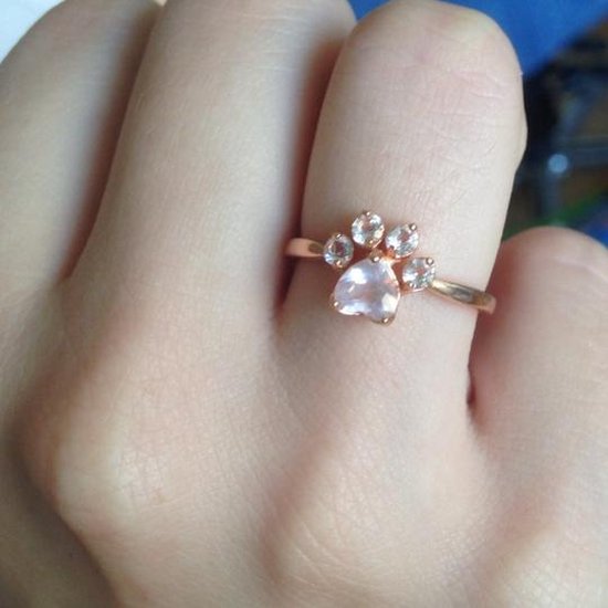 Verrassend bol.com | Geshe®-Dames rose goud verstelbare zilveren ring met SY-51