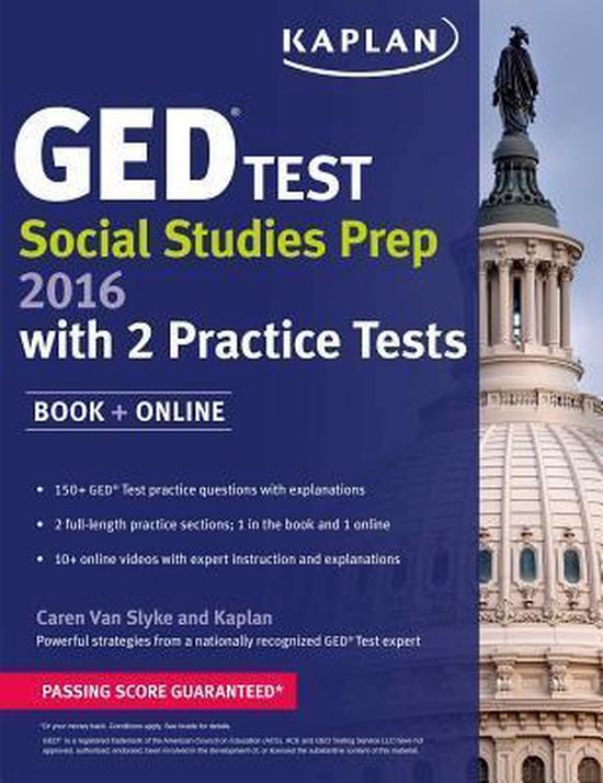 Kaplan GED(R) Test Social Studies Prep 2016, Caren Van Slyke