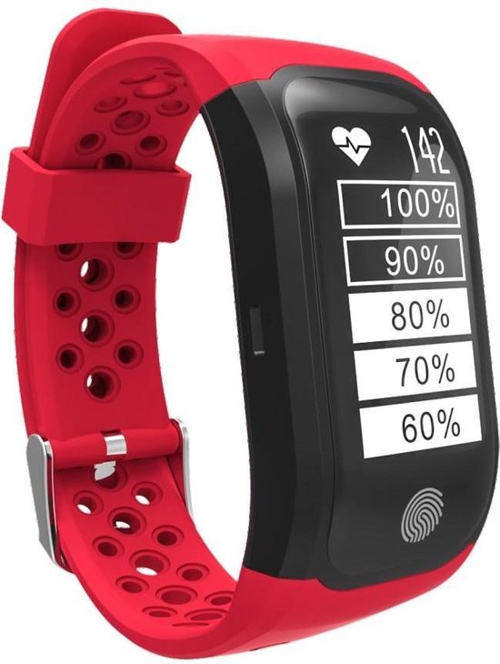 SmartWatchTrends 903 Activity tracker met GPS Rood