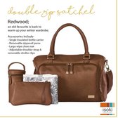 Luiertas Isoki Double Zip Satchel Chestnut Redwood Luiertas Isoki Double Zip Satchel Chestnut Redwood