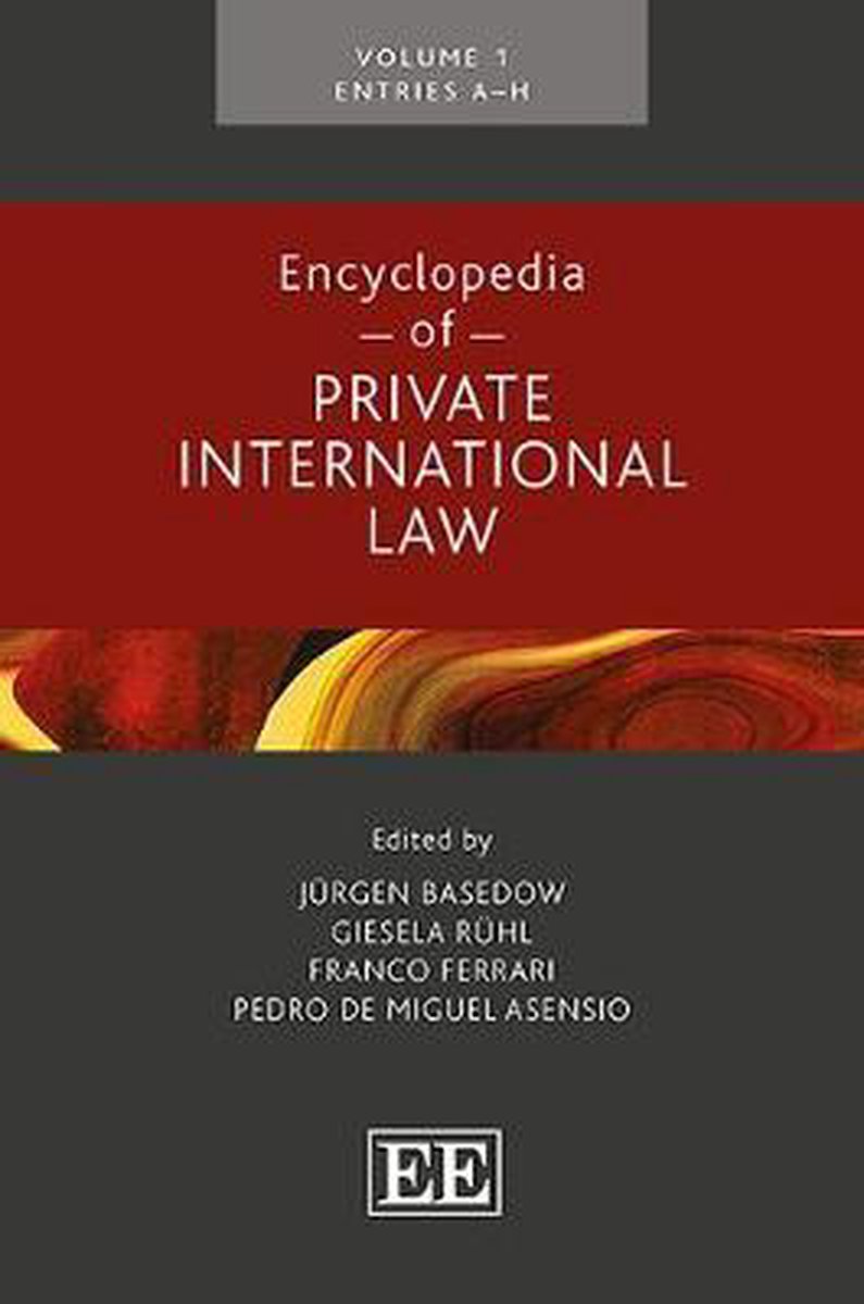 Encyclopedia of Private International Law 9781782547228