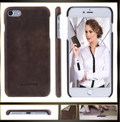 Bouletta Lederen iPhone 8 Hoesje - BackCover - Antic Coffee