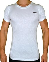 Fitness T-Shirt | Wit (S) - Disciplined Sports