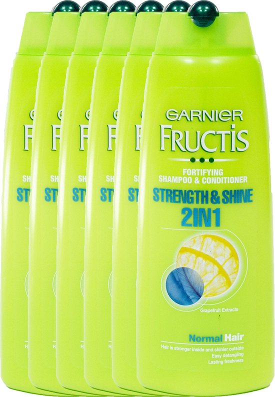 Bol Com Garnier Fructis 2in1 Shampoo Conditioner 6 X 250 Ml Normaal Haar