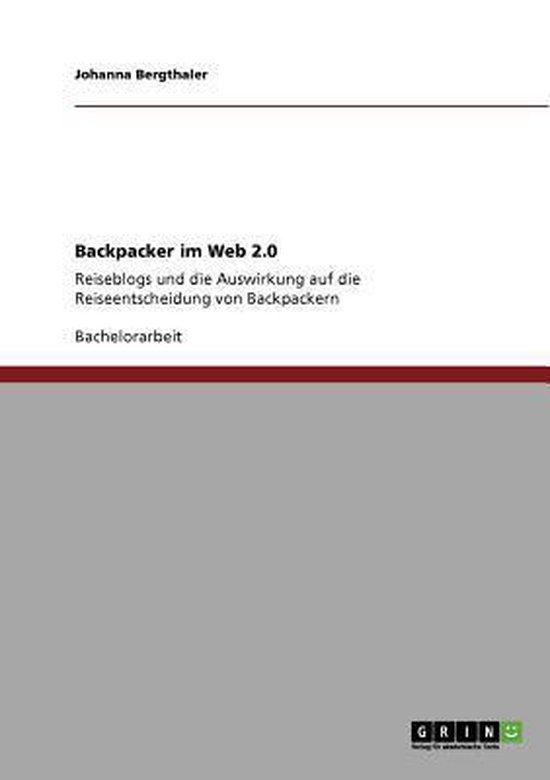 Backpacker im Web 2.0 - cover
