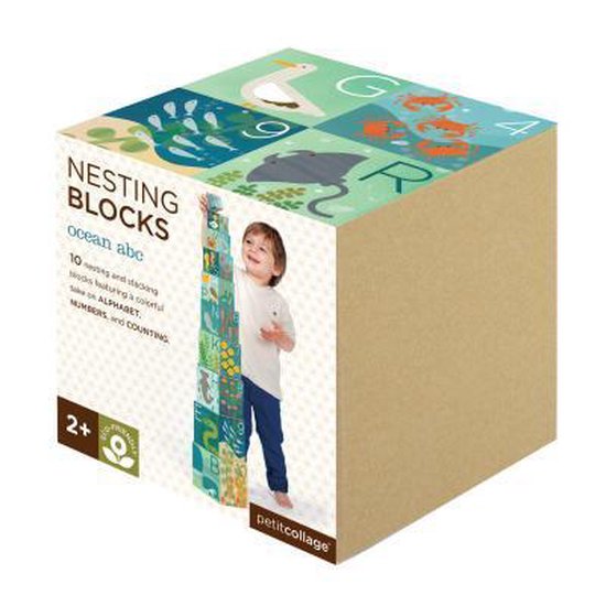 Ocean ABC Nesting Blocks | 0758524446933 | Boeken | bol.com