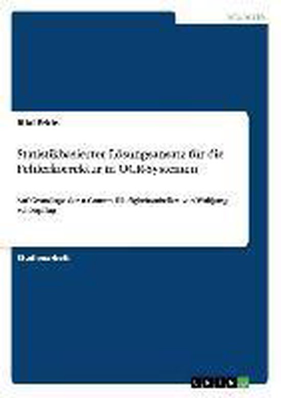 Statistikbasierter Lösungsansatz für die Fehlerkorrektur i ... - cover