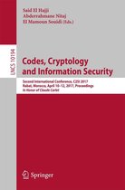 Lecture Notes in Computer Science 10194 - Codes, Cryptology and Information Security