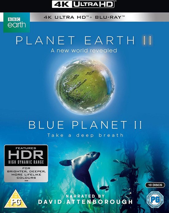 Planet Earth 2 & Blue Planet 2 Collectie 4K UHD (Import)