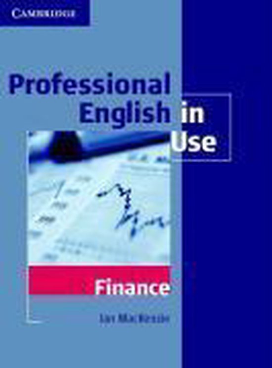 Professional English in Use. Finance - cover