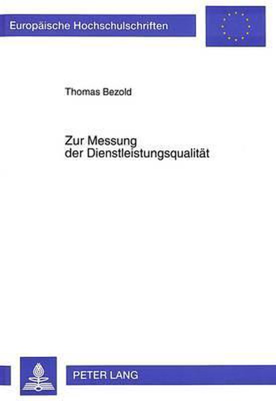 Zur Messung Der Dienstleistungsqualitaet - cover