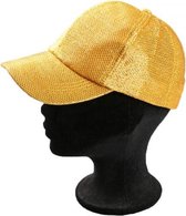Gouden glitter pet dames