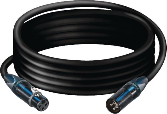 Câble analogique XLR XLR - XLR 9,00 m Noir | bol