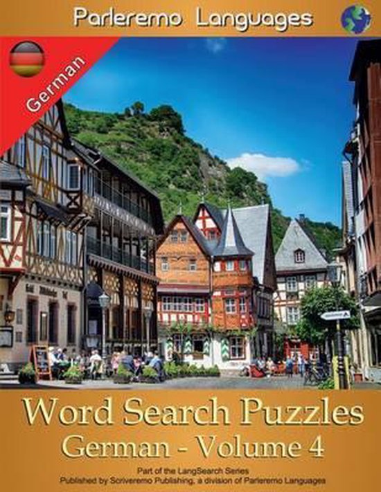 Parleremo Languages Word Search Puzzles German - Volume 4 - cover