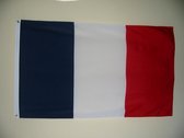 Franse vlag van Frankrijk 90 x 150 cm