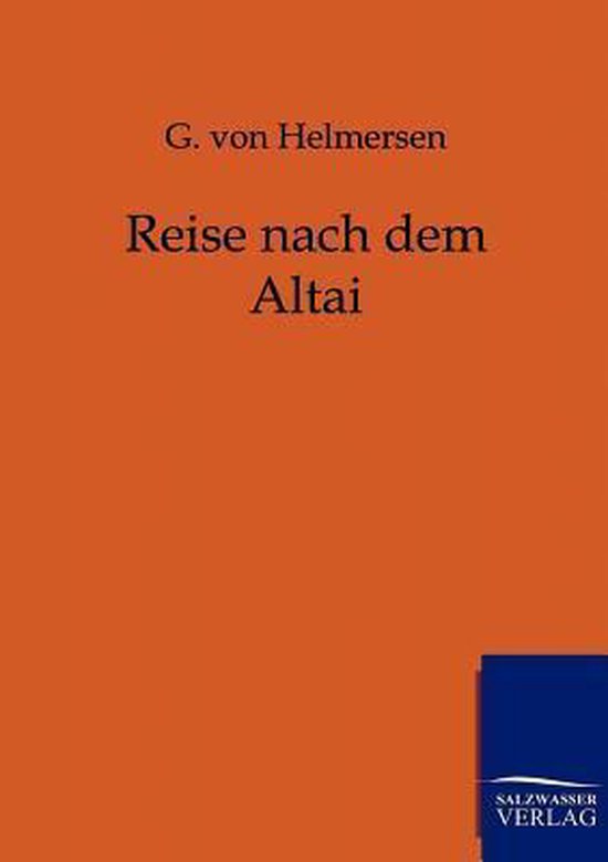 Reise nach dem Altai - cover