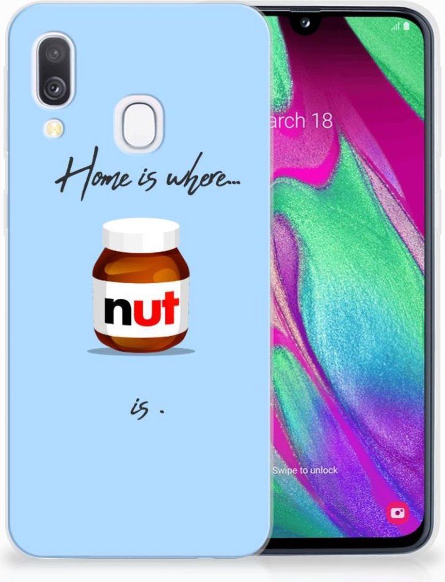 Bumper Case Samsung Galaxy A40 Hoesje Nut Home | bol.com