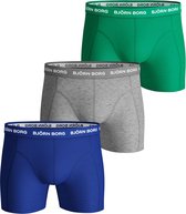 Bjorn Borg Onderbroek - Maat L  - Mannen - blauw/groen/grijs