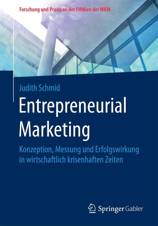 Forschung und Praxis an der FHWien der WKW - Entrepreneurial ... - cover