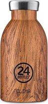 24Bottles Thermosfles Clima Bottle Sequoia Wood 330 ml