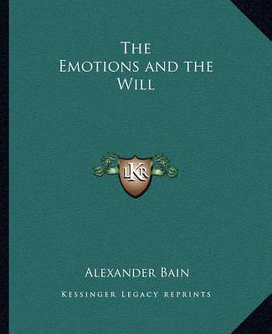 The Emotions and the Will - cover