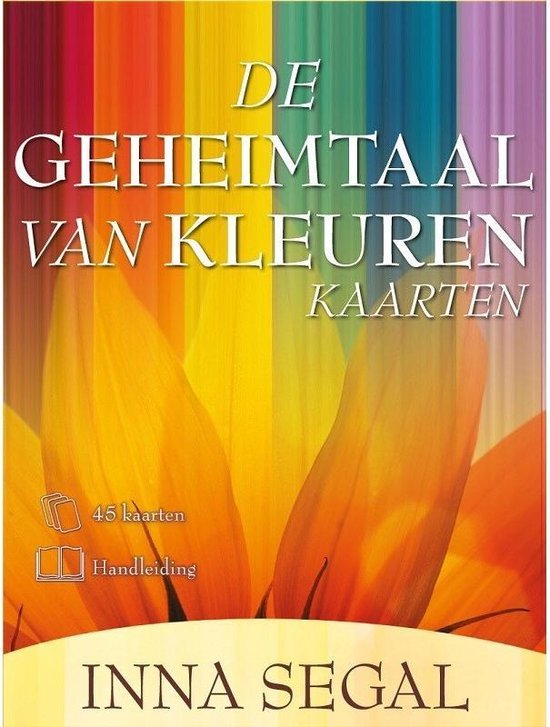 Cover van het boek 'De geheimtaal van kleuren: 45 kaarten met Handleiding'