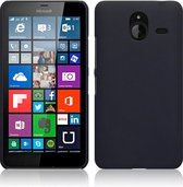 Microsoft Lumia 640 XL TPU  back case cover Hoesje Zwart