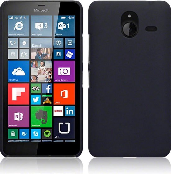 Microsoft Lumia 640 XL TPU back case cover Hoesje Zwart | bol.com