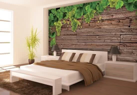 Fotobehang Planken wand horizontaal | Wallart by serie 2 | Behang koop je online bij
