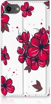 Flip Cover iPhone SE (2020/2022) | 7 | 8 Hoesje Blossom Red