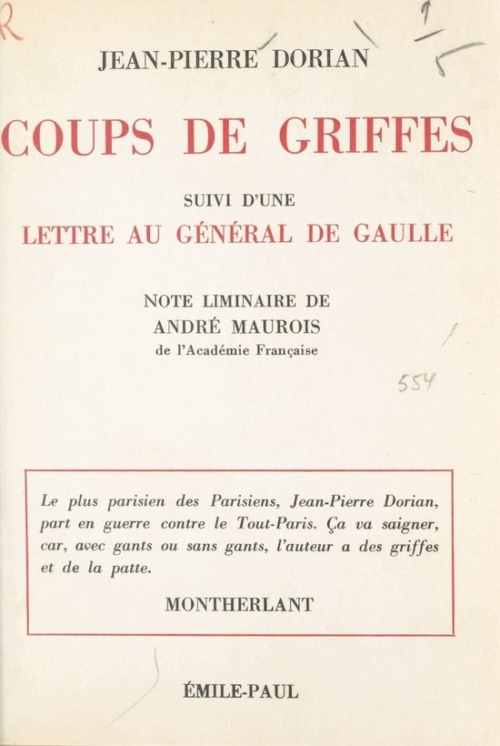 Coups de griffes