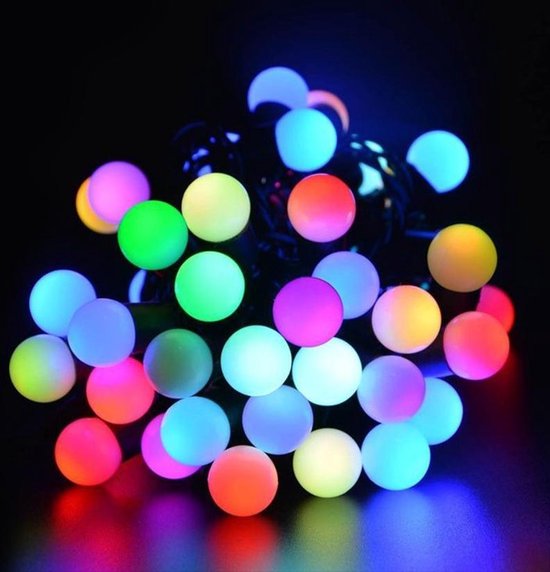 ENLACE Lichtsnoer met 40 LED kleurrijke bollen, 6M, batterij ENLACE Lichtsnoer met 40 LED kleurrijke bollen, 6M, batterij