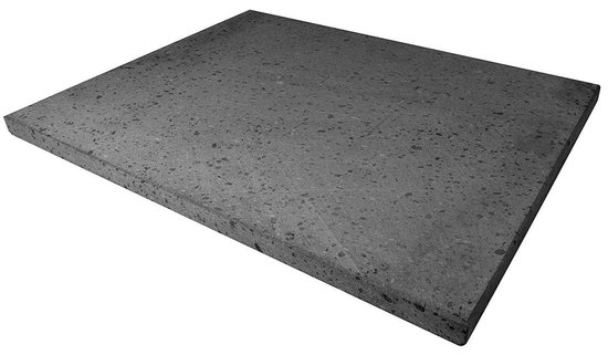 ETNA Pizza set - Grote pizzasteen & pizzaschep - 30 cm x 38 cm - Echt Italiaanse pizzasteen - Broodbaksteen - BBQ pizzasteen - Gemaakt van Lavasteen uit de Etna - non-stick - Eppicotispai