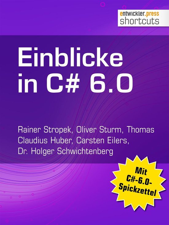 shortcuts 181 - Einblicke in C# 6.0 - cover