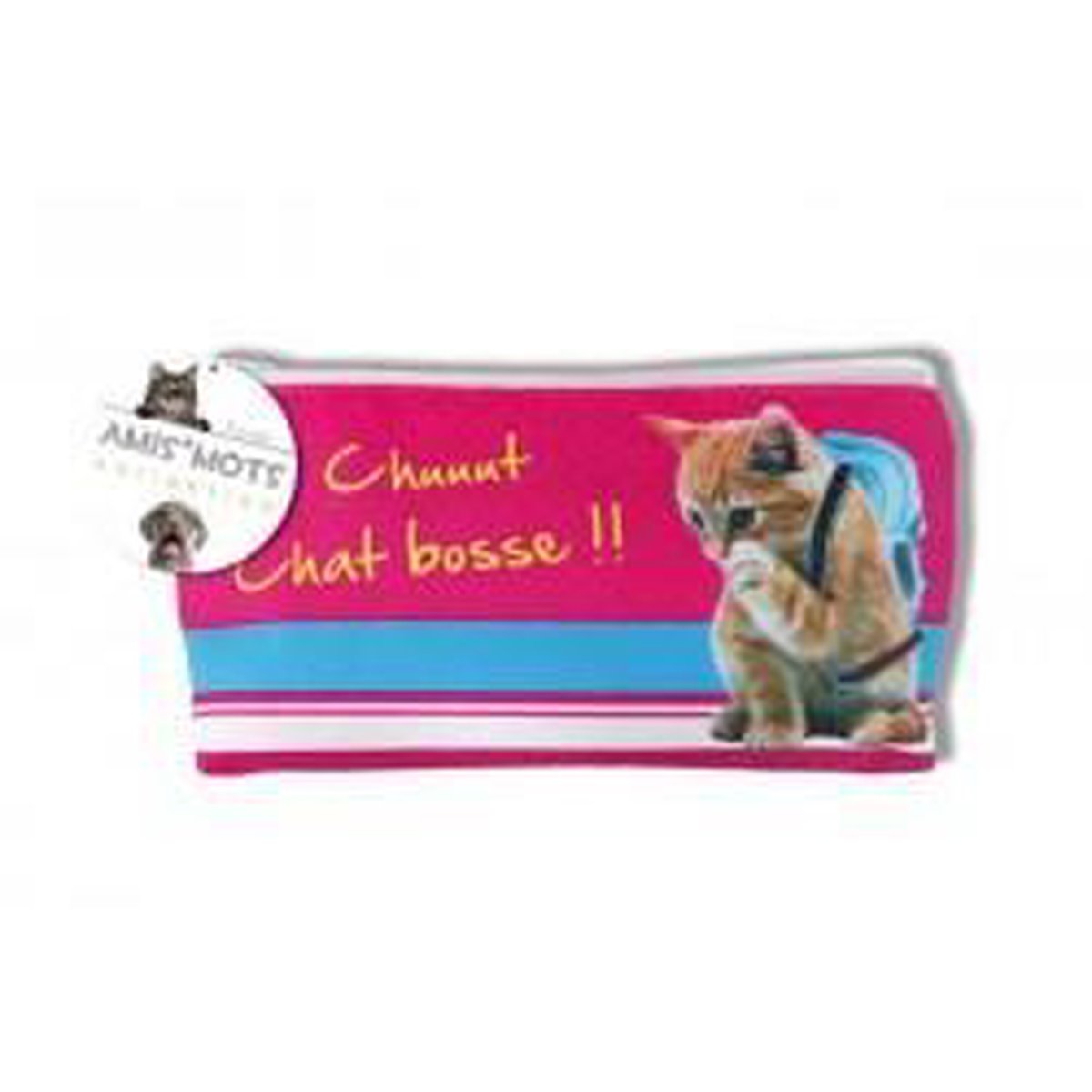 etui hond - Trousse Chien - Je bosse trop!