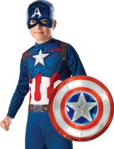 RUBIES FRANCE - Plastic metallic Captain America schild voor kinderen - Accessoires > Overige