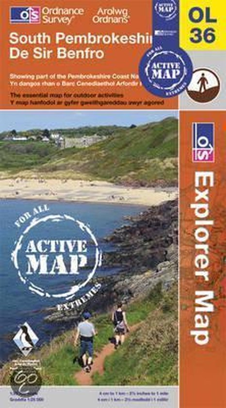 Pembrokeshire South / De Sir Benfro  1 : 25 000 - cover