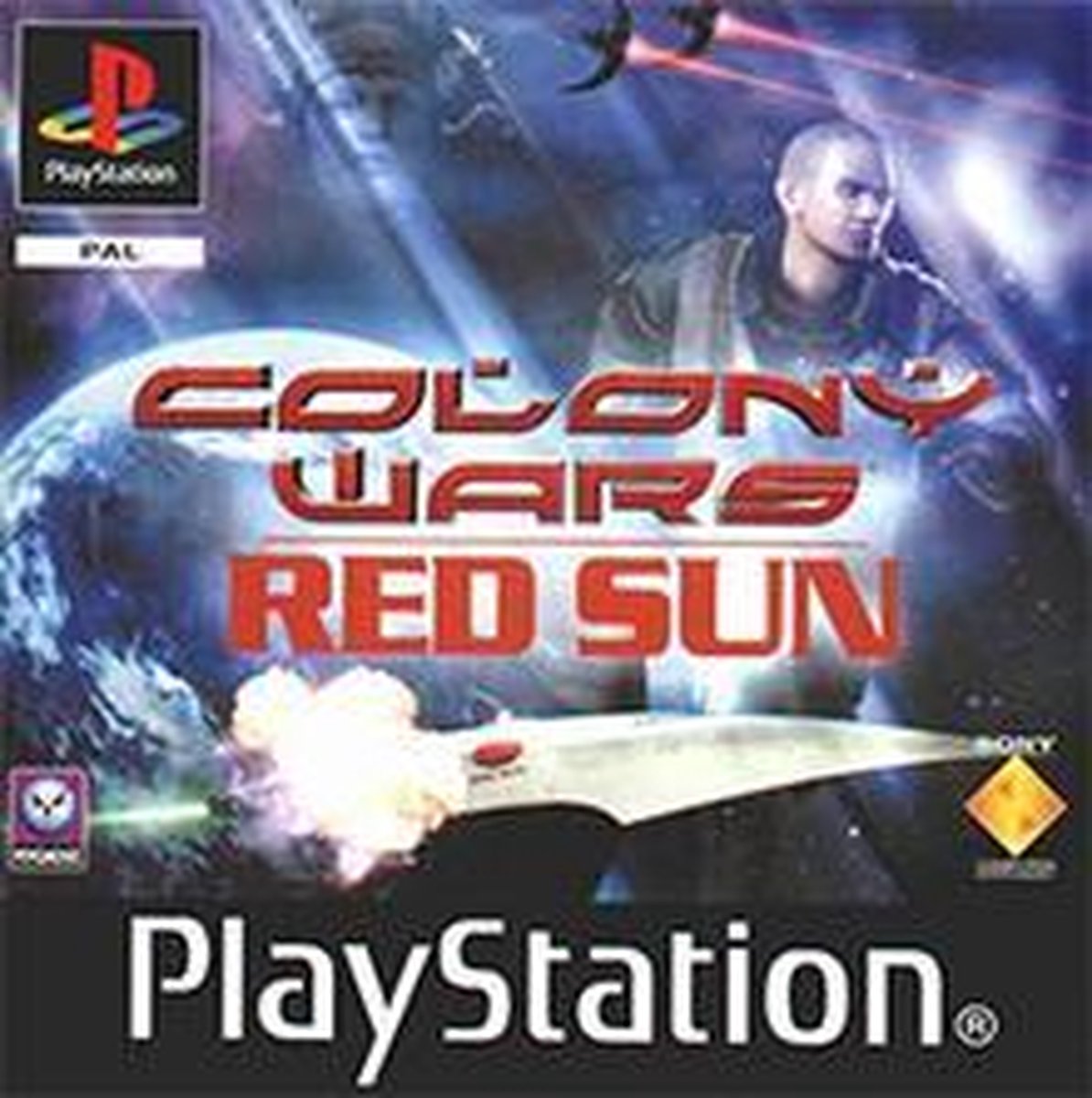 Jeu Vidéo Colony Wars: Red Sun – Version PS1 (PlayStation 1) – Bon état, Boîtier Et Notice Inclus