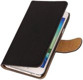 Zwart HTC Desire Eye Hoesjes Book/Wallet Case/Cover
