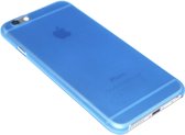 Blauw kunststof hoesje Geschikt voor iPhone 6(S) Plus