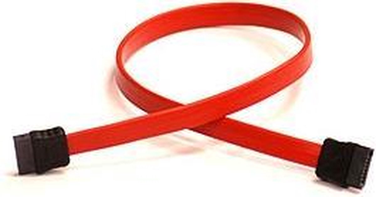 Supermicro SATA Cable, 35cm, Pb-free SATA-kabel 0,35 m Rood
