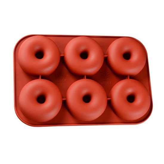 niemand Afkeer Banzai Siliconen Donutvorm Groot - Donut Bakvorm | bol.com