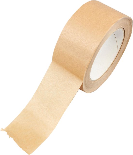 Papiertape - - 50mm - 50m - bruin - 36 rol | bol.com